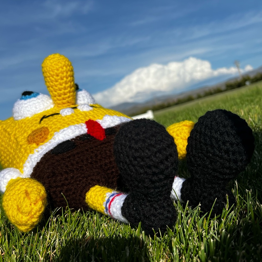 Hand Crocheted SpongeBob SquarePants Stuffed Animal Plushie! - Picture 9 of 17